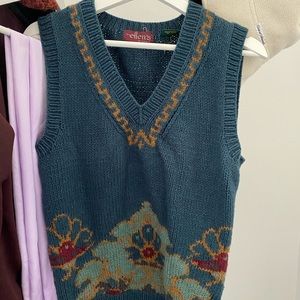 vintage sweater vest